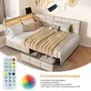INONEFT, canapé-lit avec coffre de rangement, dimensions Voir les images du produit 6