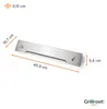 Rail aromatique en acier inoxydable pour Rösle - Couvercle Voir les images du produit 13