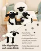 Pluche Shaun het schaap, 35 cm, met wiebelende beweging Productafbeelding-voorbeeld 7