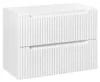 Armoire De Salle De Bain Sous Lavabo 80 Cm Blanc Mat Avec Voir les images du produit 5