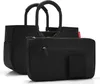 A black reisenthel loopshopper M bag and a black pouch are shown against a white background. Náhled obrázku produktu