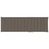 vidaXL Cuscino lettino Taupe 200x70x3 cm Tessuto Oxford Anteprima dell’immagine prodotto 11