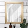 Obdélníkové zlaté nástěnné zrcadlo 49,5x59,5 cm Náhled obrázku produktu 2