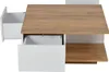 STILVORA Couchtisch mit 3 Schubladen,geometrischer Produktbild-Vorschau 9