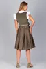 Edelnice Midi Dirndl Emilia Grün Cord 36 Produktbild-Vorschau 9