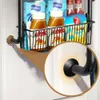 Étagère de porte avec panier réglable Étagère métallique à Voir les images du produit 5