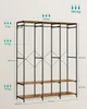 A diagram of a freestanding wardrobe unit with dimensions and weight capacities indicated. Náhled obrázku produktu