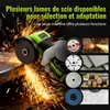 DEWINNER Meuleuse d'Angle Sans Fil 19 500 RPM - Disqueuse Voir les images du produit 7