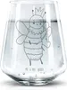Mr. & Mrs. Panda Glas Biene König - Transparent - Geschenk, Produktbild-Vorschau 1
