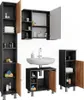 Badmöbel-Set Vicco Fynn Anthrazit/Goldkraft Eiche 4 Teile, Produktbild-Vorschau 7
