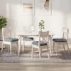 vidaXL Vankúš na sedenie 4 ks Svetlosivá 45 x 45 x 12 cm Náhľad obrázku produktu 2