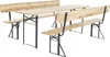 Gartenmöbel-Set "Lisbonne" aus Holz mit Rückenlehne – 220 Produktbild-Vorschau 1
