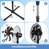 Aigostar  - Standventilator, 3 Geschwindigkeiten, 7 Produktbild-Vorschau 7