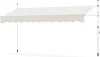 A white awning supported by poles, shown against a white background. Anteprima dell’immagine prodotto