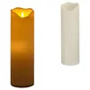 Cepewa LED Kerze outdoor XXL creme-weiß 6/18h Timer 13x40cm Produktbild-Vorschau 1