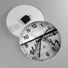 Wanduhr - Rund - Glasuhr - Brücke Frieden Wasser - 30x30cm Produktbild-Vorschau 2