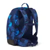 A blue camouflage backpack shown from the back. Produktbild-Vorschau