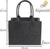 SILUK Filztasche Einkaufstasche Tasche Filz Shopper 35 x 20 Produktbild-Vorschau 2