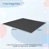 Podlahová rohož do garáže COSTWAY 180x150 cm, rohož na sběr Náhled obrázku produktu 3