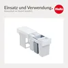 Hailo Inneneimer 1075969 mit Deckel 10 L 226x156x350 mm 2 Produktbild-Vorschau 3