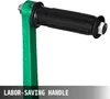 Close-up of a green metal handle with a black rubber grip, with text overlay. Náhled obrázku produktu