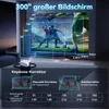 1080P Projektor mit Auto Keystone,Full HD Heimkino Produktbild-Vorschau 9