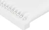 vidaXL Kopfteil mit Ohren Weiß 103x23x118/128 cm Kunstleder Produktbild-Vorschau 5
