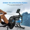 Wasser-Rudergerät leise – 15 L Wassertank, Stahlrahmen, LCD Produktbild-Vorschau 7