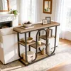 Table console industrielle Tribesigns de 105 cm, table Voir les images du produit 3