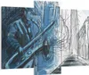 Bild auf Leinwand - Leinwandbild - 3 Teile - Saxophon Produktbild-Vorschau 1