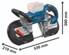 Akumulatorowa piła taśmowa Bosch GCB 18V-127 Professional Podgląd zdjęcia produktu 3
