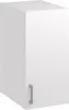 A white kitchen cabinet with a silver handle. Produktbild-Vorschau