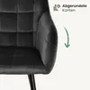 6er Set Polsterstühle mit quadratischen Ziernähten LUXANO Produktbild-Vorschau 6