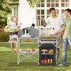 LZQ Campingküche faltbar mit Tragetasche, Reiseküche Produktbild-Vorschau 9
