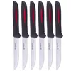 Alpina Steakmesser 23 cm 6 Stück schwarz rot Produktbild-Vorschau 5