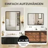 HOMCOM Wandspiegel, 76,2 x 101,6 cm, Rechteckig Spiegel für Produktbild-Vorschau 5