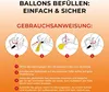 Happy Helium® Ballongas für 50 Luftballons + Füllventil | Produktbild-Vorschau 4