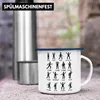 Trendation - Mathe Gleichungen Lustige Emaille Tasse Produktbild-Vorschau 4