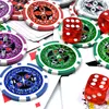 Stříbrné profesionální pokerové sady ACXIN s hliníkovým Náhled obrázku produktu 8
