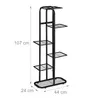 Relaxdays Blumentreppe Metall, 6-stufige Blumenetagere, Produktbild-Vorschau 4