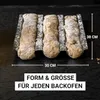 Premium Baguette Backblech Antihaft, Spülmaschinen Produktbild-Vorschau 5