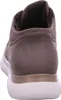 The back view of a brown winter boot. Náhled obrázku produktu