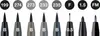 FABER-CASTELL Tuschest. Pitt Artist Pen Grey&Black 8er Voir les images du produit 3