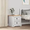 Table de chevet Corona de vidaXL, blanche, 53 x 39 x 47 cm, Voir les images du produit 4