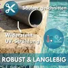 2,0m Poolflex flexibler PVC Druckschlauch Ø 50mm, grau Flex Produktbild-Vorschau 6