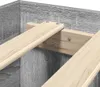 Bettgestell ohne Matratze Grau Sonoma 160x200 cm Produktbild-Vorschau 9