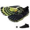 Vibram V-Run 16M-3101 Herren Barfußschuh, Black/Yellow, Produktbild-Vorschau 14