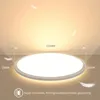 A round, ultra-thin LED ceiling light is shown with dimensions and descriptive text. Produktbild-Vorschau
