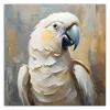 Leinwandbild Ölgemälde Papagei 60x60 Feeby Beige bild für Produktbild-Vorschau 3