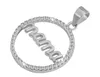 Kettenanhänger Mama 925 Sterlingsilber mit Zirkonia Produktbild-Vorschau 2